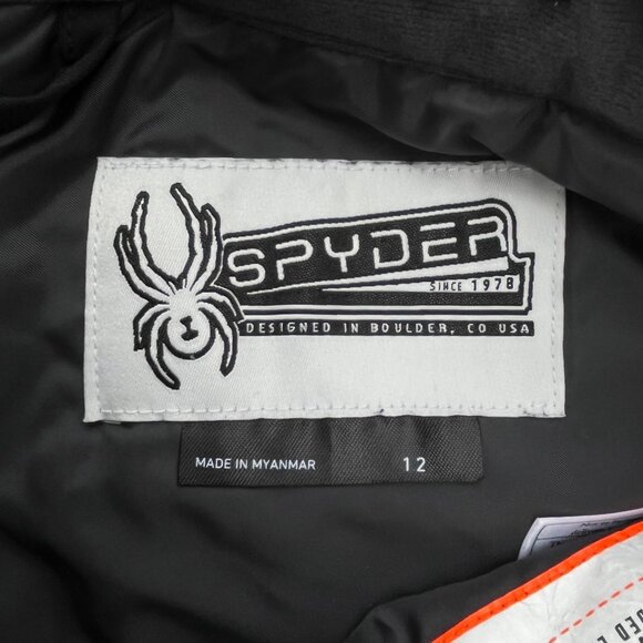SPYDER PROPULSION Women’s Black Suspender Snow Ski Softshell Pants sz 12 NWOT - Picture 10 of 16